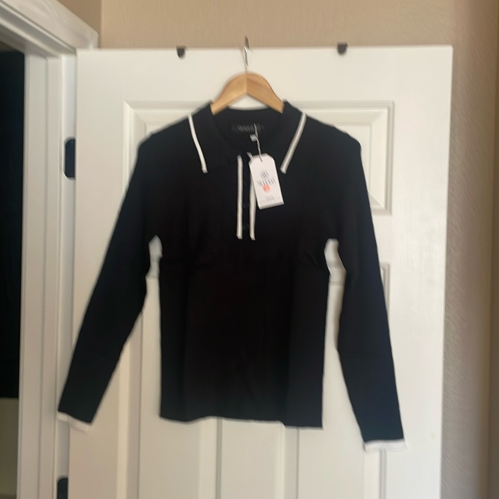 Nenona 4 Button Women’s Pullover Top Size L